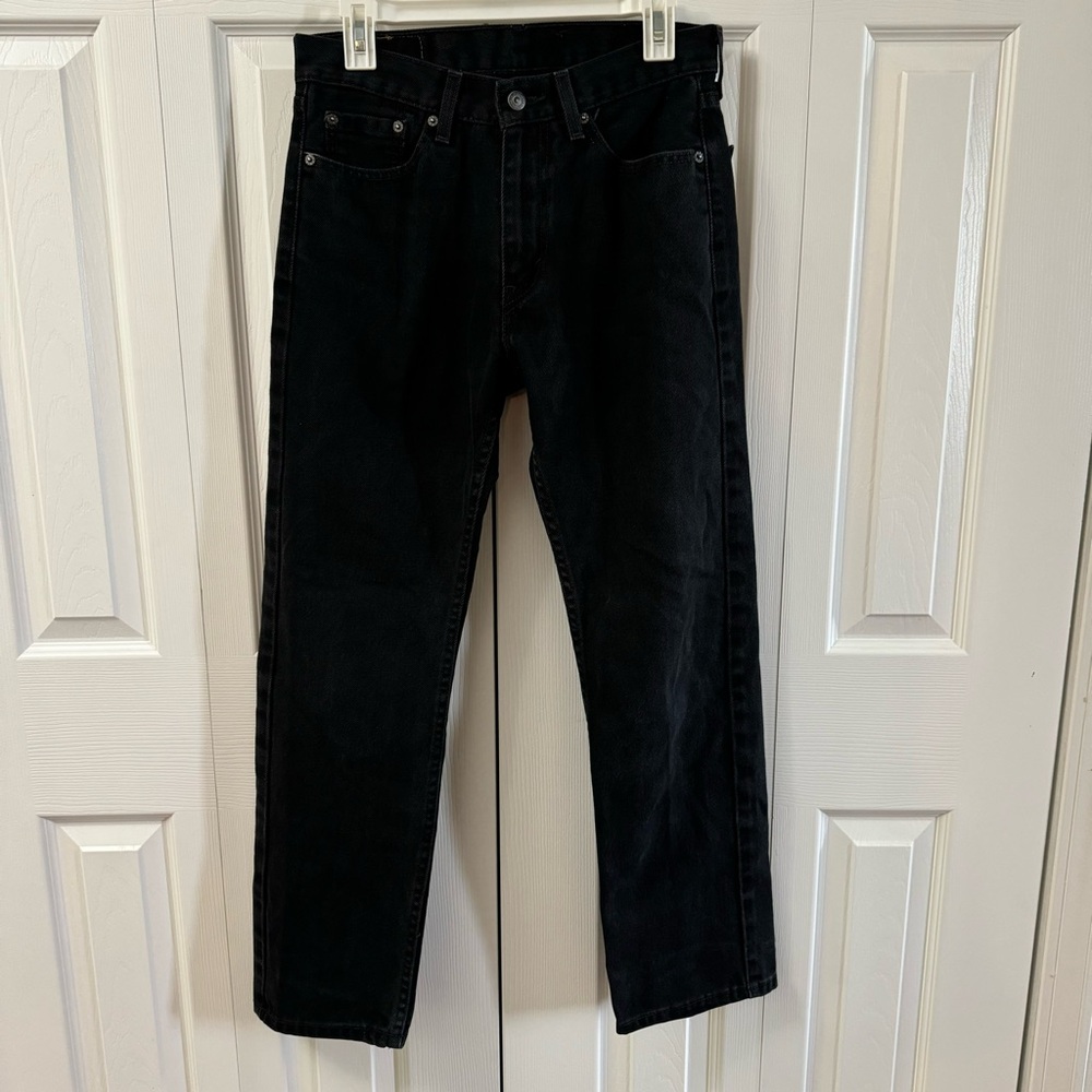 Men’s Levi’s 505 Black Jeans